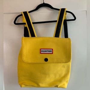 Hunter plastic yellow backpack